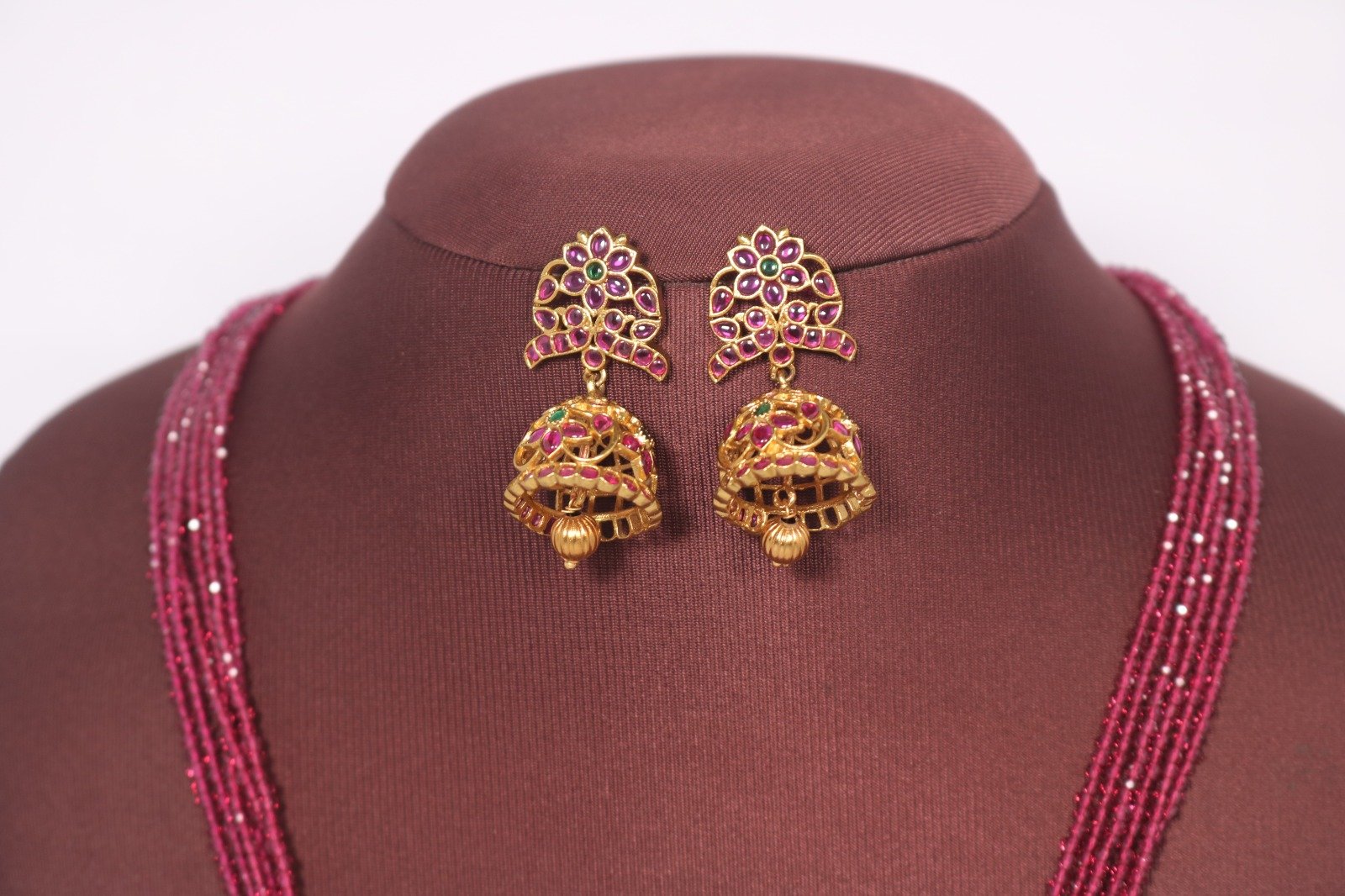 Cristal Mala 6 Layer with stone